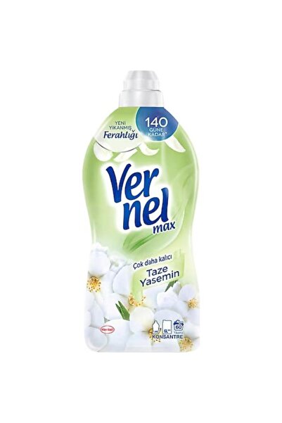 Vernel Max Konsantre Çamaşır Yumuşatıcısı 1440ml (60 YIKAMA) Taze Yasemin