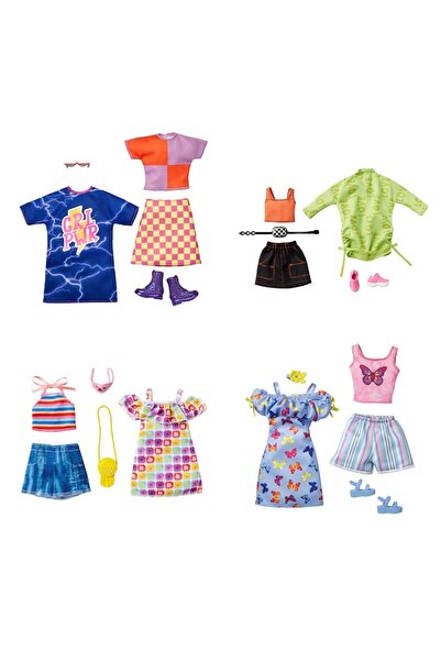 Barbie ’nin Kıyafet Koleksiyonu 2’li Paketler GWF04