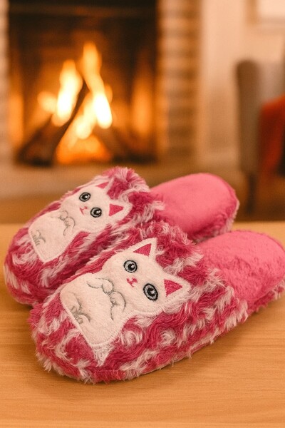 Moda Frato شباشب منزلية نسائية من KITY CAT، شباشب شتوية، هدية عيد الميلاد