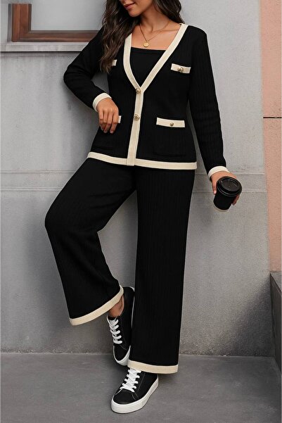 MAY MARA ΓΥΝΑΙΚΕΙΟ ΣΕΤ ΤΡΙΚΟΤΟΥΡΓΙΑΣ 3 ΤΕΜΑΧΙΩΝ ΜΕ ΜΠΛΟΥΖΑ, ΣΑΛΟΝΙΚΙΑ ΚΑΙ ΠΑΝΤΕΛΟΝΙ