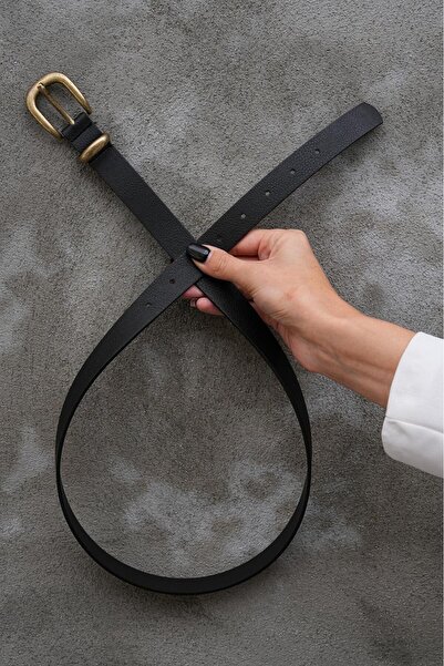 MODAM HİFA Antique Buckle Women's Belt Trouser Belt Classic Belt