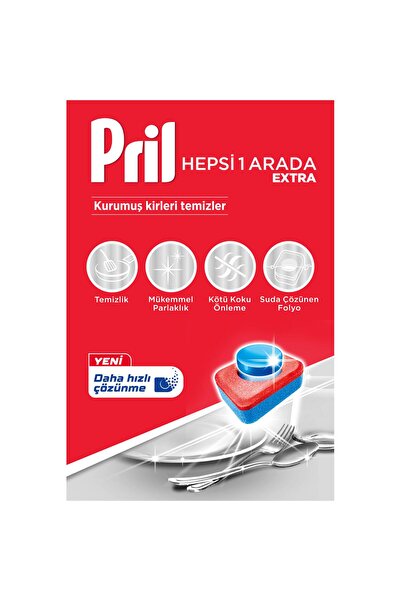 Pril Hepsi Bir Arada Extra 80 Tablet Deterjan