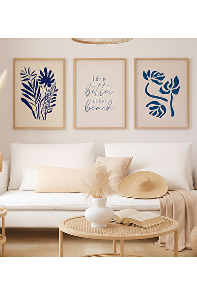 VOBA STORE SET DE TABLURI MDF CU VIZUALIZARE MINIMALISTĂ CU TEMĂ SCRIBERE-77-1