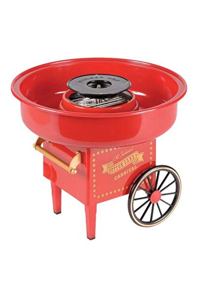 Generic ماكينة صنع حلوى القطن 500 واط باللونين الأحمر والأسود