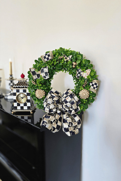 Ella's Design Studio Kapı Süsü Model 7, Mackenzie Childs Kurdeleli Kapı Çelen...