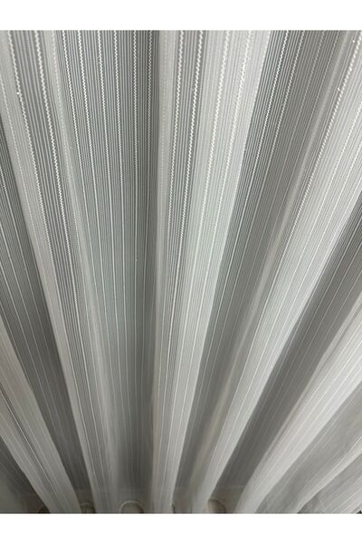 Suradesign YENİ SEZON MAKARNA SİMLİ ARMÜR DESEN TÜL PERDE ENXBOY