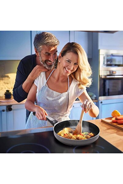 Kawashi 28cm Non-Stick Aluminum Fry Pan | Large Durable Cooking Pan for Family Meals
