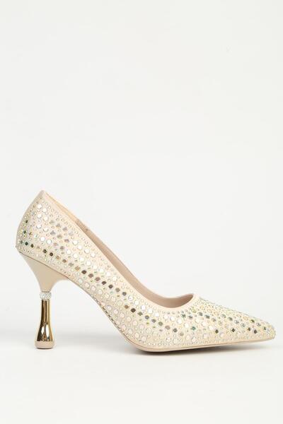 Pierre Cardin Altın Kadın Topuklu Ayakkabı PC-55020