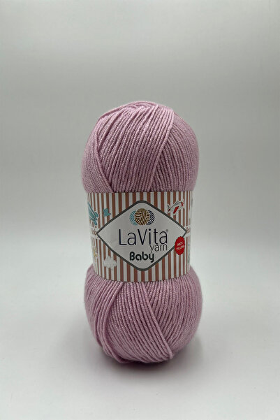 LaVita Yarn Fir pentru tricotat manual pentru bebeluși 100% acrilic anti-scăm...