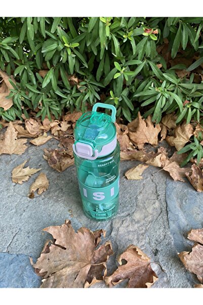 MUBX زجاجة مياه تحفيزية شفافة سعة 800 مل، زجاجة مياه رياضية خالية من مادة BPA...