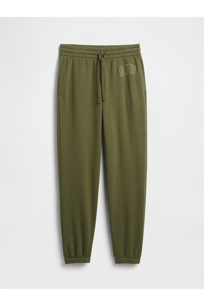 GAP Kadın Yeşil Logo Fleece Jogger Eşofman Altı