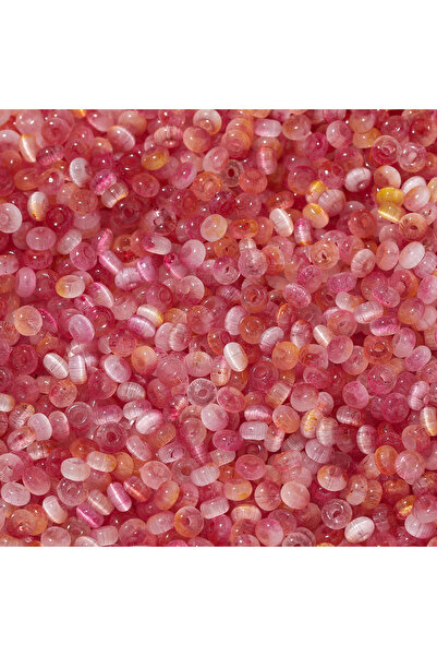 Choice8 Red 100pcs Gradient Glass Two-color Beads Cat's Eye Spacer Loose Bead...