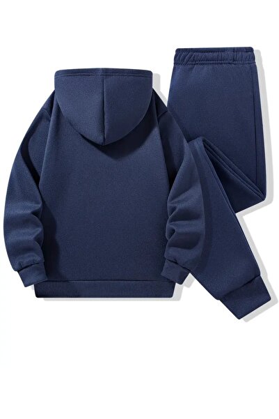 Machetta Дитячий світшот з принтом Стіч, оверсайз, з капюшоном - Комплект спортивного одягу