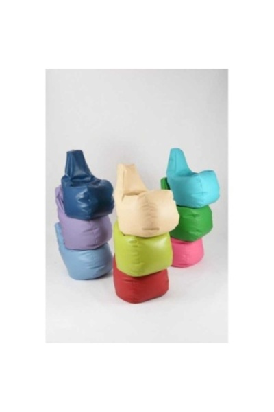 Pufrelax Fotoliu tip Scaun Sunlounger Junior, Material Piele Ecologica - Negru