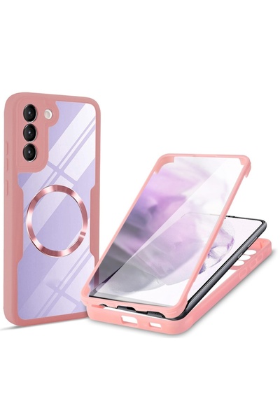 SKYDDAR INNOVATION Husă + folie pentru Samsung Galaxy S21 FE 5G, [pachet 360°...