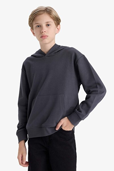 DeFacto Erkek Çocuk Sweat E9558A8/AR126 ANTHRA