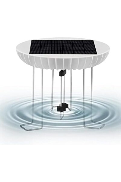 Aputue Bird Bath Solar Water Wiggler, Birdbath Agitator with Battery Backup for Garden & Patio