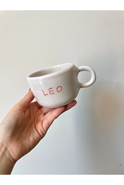 Nouis Handmade Leo Zodiac Ceramic Mug
