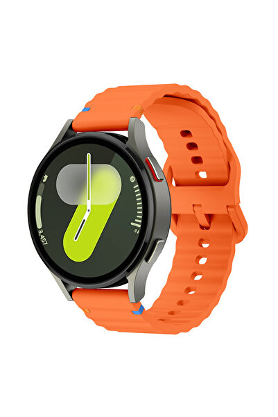 redmud teknoloji Silicone Watch Band with Wavy Stitching Detail Compatible with Huawei Watch Gt2 Pro / Gt / Gt 2 (22 mm)