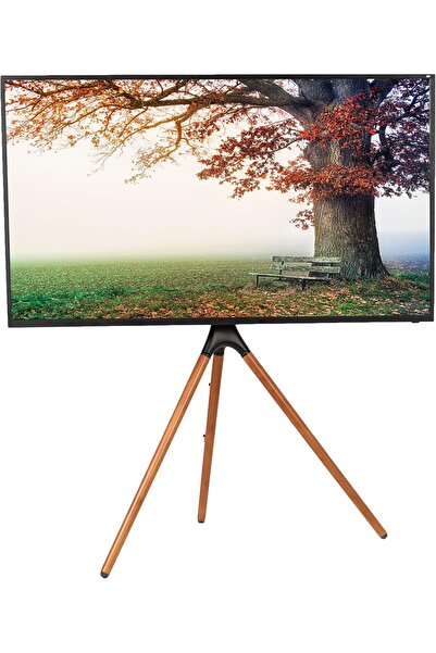 vivo حامل تلفزيون استوديو فني مع قاعدة ثلاثية القوائم قابلة للتعديل (STAND-TV65A) من