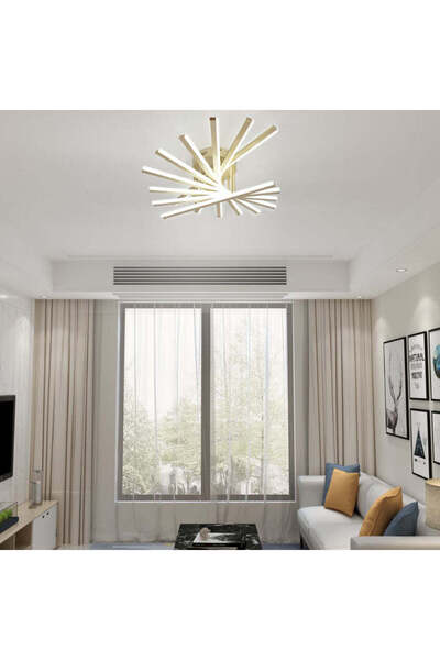 RFAN Candelabru LED, Model JX630116-9, cu telecomandă, 3 tipuri de lumină, 16...