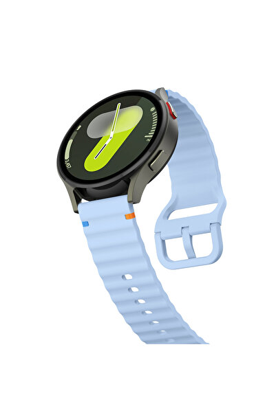 redmud teknoloji Silicone Watch Band with Wavy Stitching Detail Compatible with Huawei Watch Gt4 46mm (22 mm)