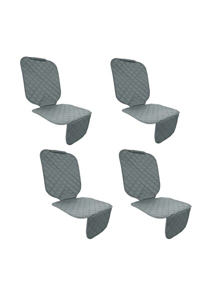 Metru Patrat Set 4 protectii auto, matlasate, universale, gri, lavabile, impermeabile, protectie scaune auto