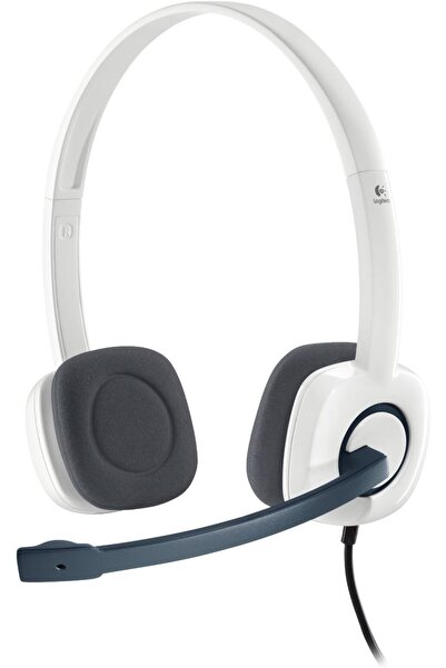 logitech H150 Wired Headset, Stereo Headphones With Rotating Noise-Cancelling Microphone, Dual 3.5 m