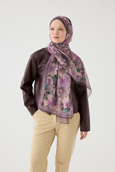 cs camellia scarf Şal Tokyo Rami - Fig