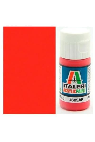 İtaleri Acrylic Paint Glossy Red IT 4605 AP