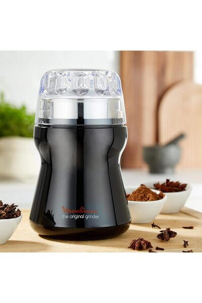 Moulinex ar110830 Black All Types of Grains Coffee-Spices-Nuts Grinder – 180 W