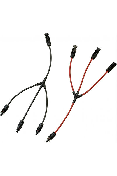 Alpex 3 LÜ MC4 SOLAR KONNEKTÖR 3 İN 1 KABLOLU PARALELLEME