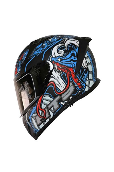MTS Pro Helmets M-801 Snake Full Face Motosiklet Kaskı