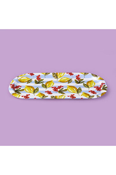 Sarkap Limecello Sunumluk Tepsi - Renkli - 34,9x15,9 cm