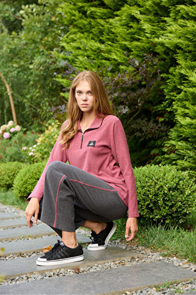 Miss Meryem Gül Kurusu Havana Kumaş Hafif, Rahat ve Nefes Alabilen Yarım Ferm...