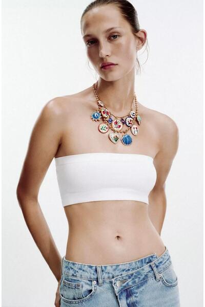 Alice İsstanbul Marka 2li Reçine Çiçek Kolye