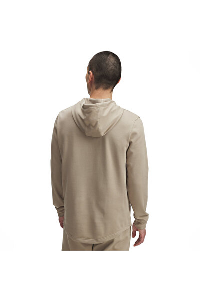 Under Armour Rival Terry Lc Erkek Bej Kapüşonlu Sweatshirt