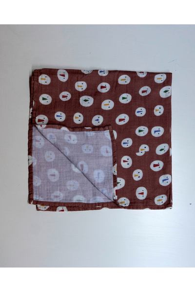 Mimiko غطاء موسلين متعدد الأغراض ذو طبقتين وبطانية 100% قطن معتمد 75×75