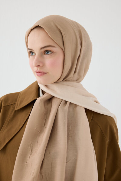 cs camellia scarf Gradient Cashmere Shawl - Sand