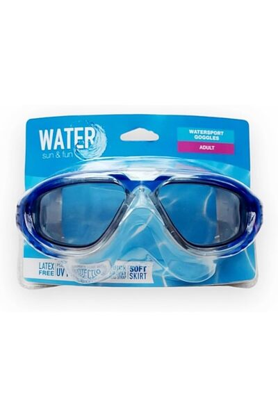 water sun & fun Watersport Goggles Adult Swim Mask BLUE
