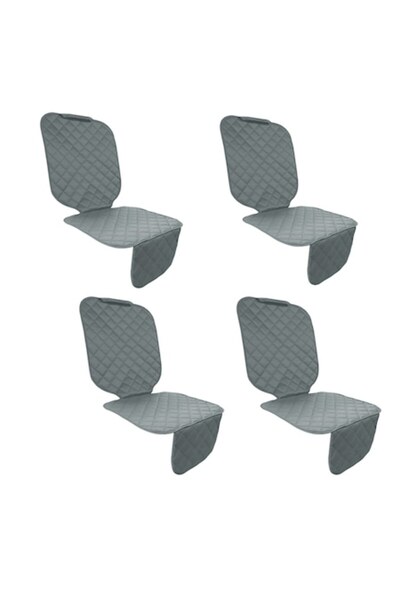 Metru Patrat Set 4 protectii auto, matlasate, universale, gri, lavabile, impermeabile, protectie scaune auto
