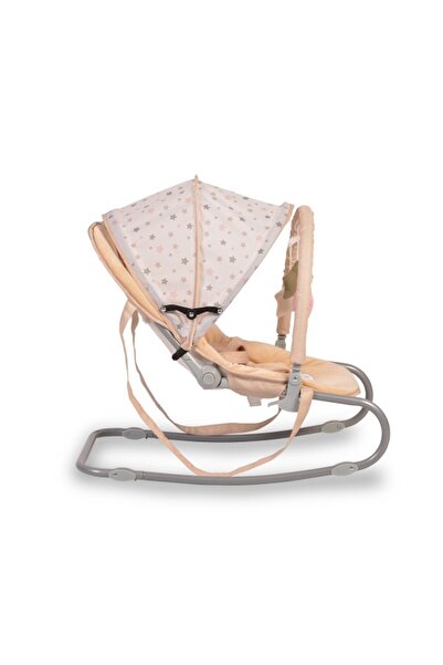 Moni Baby Rocker Lulu Beige, 0-9 kg, adjustable backrest and toy arch