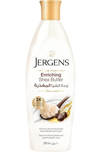 Jergens لوشن للجسم بزبدة الشيا، 200 مل
