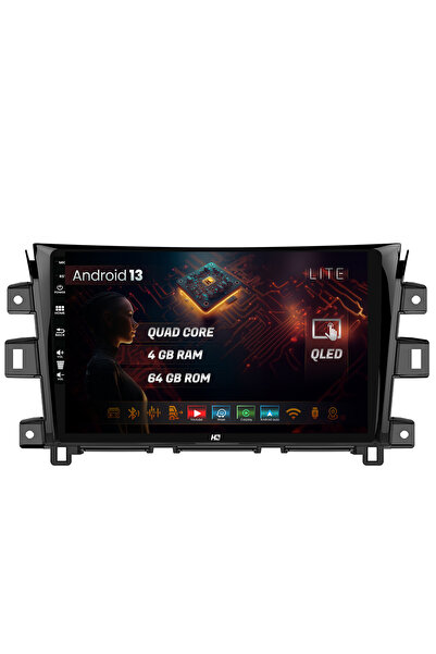 HUB64 Навигация Nissan Navara (2015+), 4GB RAM, Quadcore, Carplay, Android Auto