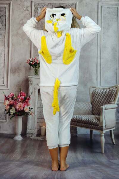 WildFashion Fluffy pajamas, kigurumi jumpsuit type, Unicorn model, PJM55-29