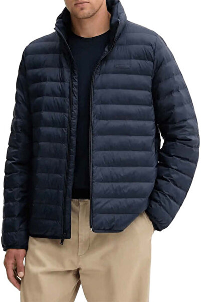 Calvin Klein Men's Regular Fit Quilted Puffer Jacket - Navy Blue