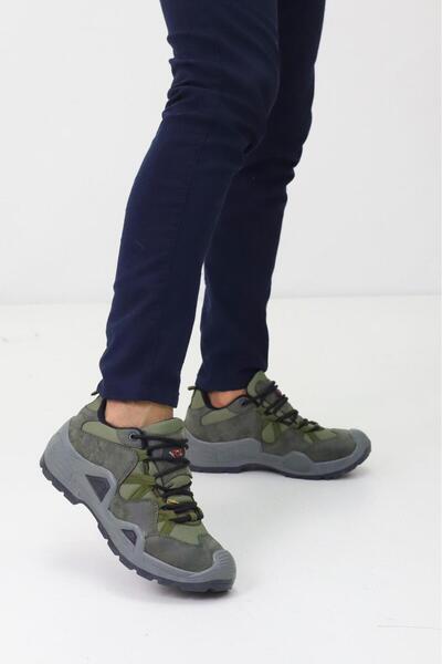 Rimex Çöl Çizgili Unisex Su Geçirmez Kauçuk Taban Trekking Bot waterprof