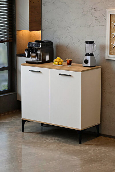 Moonlife Viola 2 Kapaklı Mutfak,Kiler Dolabı,Kahve Köşesi Çok Amaçlı Dolap