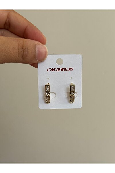 LUXSTONE Stone Gold Earrings