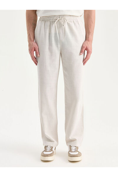 LC Waikiki Create Your Style from Uzg Store |   Standard Fit Linen Look Men's Trousers